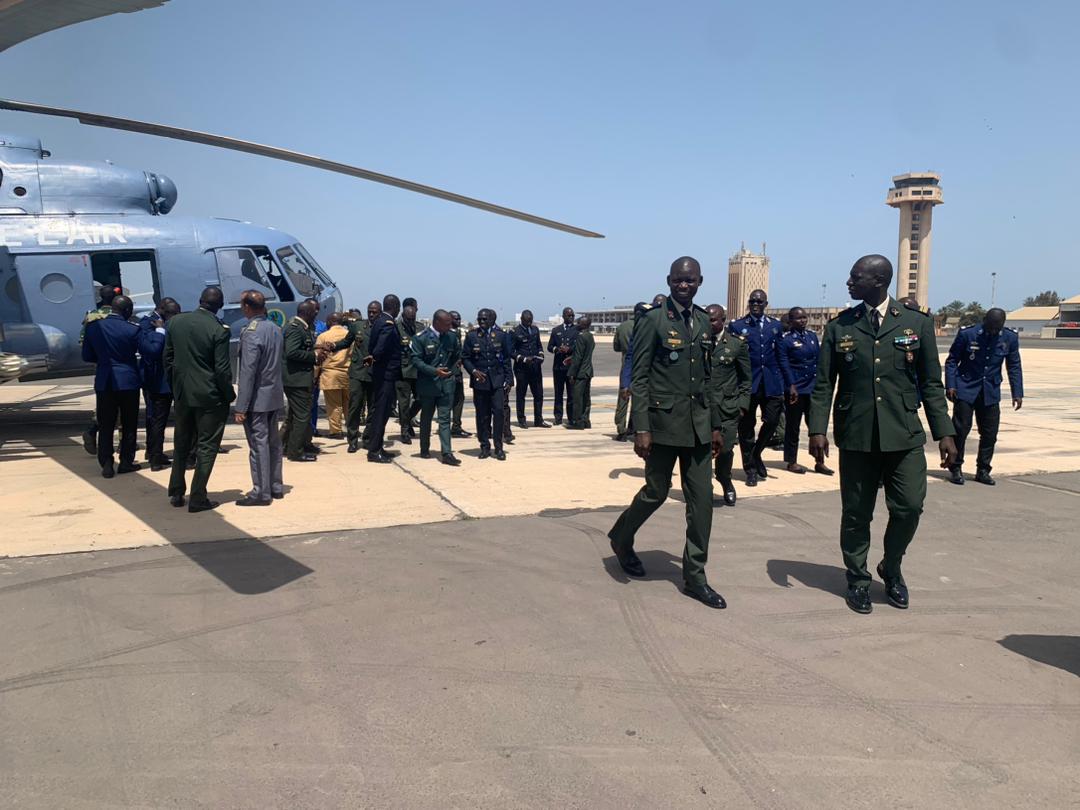 La 5ème promotion de l’école d’état-major de l’IDS a visité l’armée de l’air le 29 mars 2023